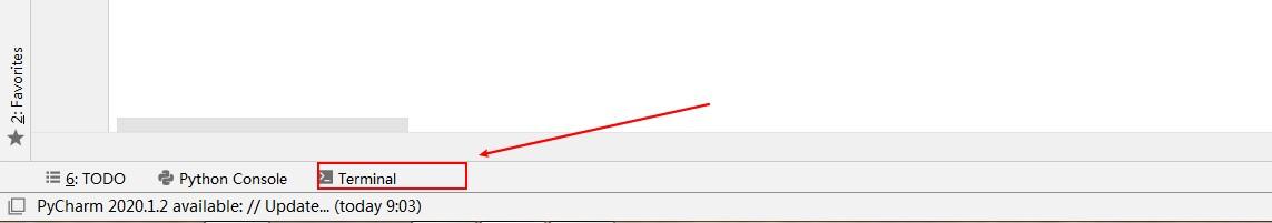 在pycharm如何打开终端