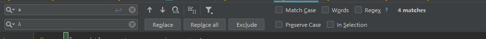 pycharm如何查找替换