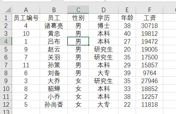 工作中简单的排序都不会用，好意思说自己精通Excel？