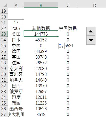 Excel制作抖音很火从1990-2017年的数据变化的动态图！