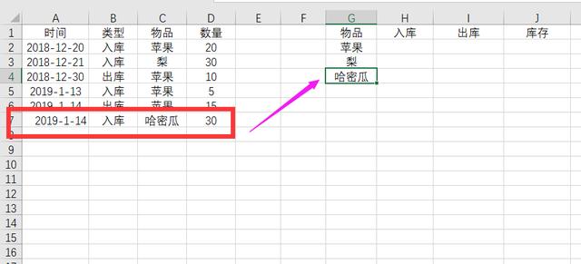 Excel进销存这么设计，一个公式简单求库存！