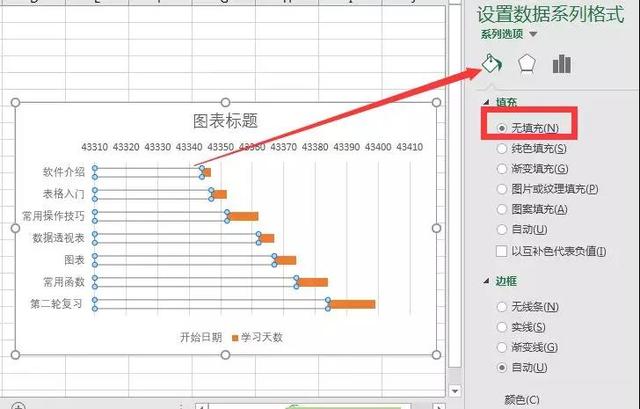 用Excel做个甘特图，表格一秒上档次