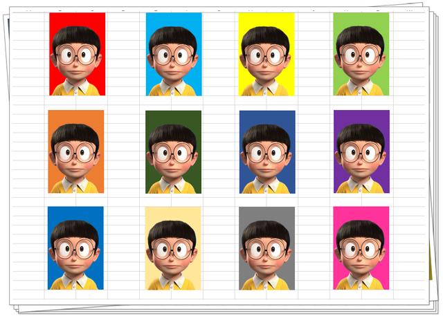 教你用Excel给证件照更换多种底色！方便又省钱