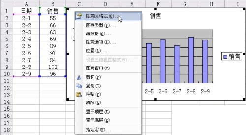 打印excel图表以外的区域