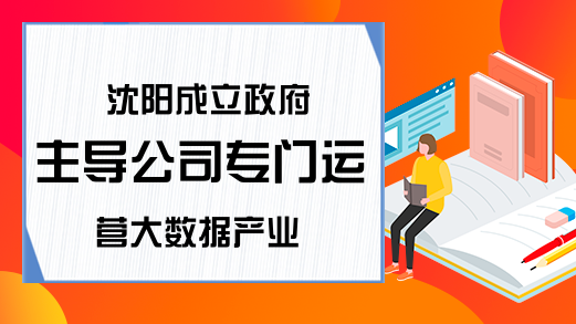 沈阳成立政府主导公司专门运营大数据产业