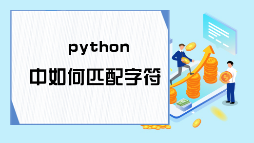 python 中如何匹配字符串