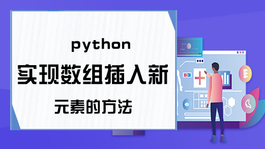 python实现数组插入新元素的方法