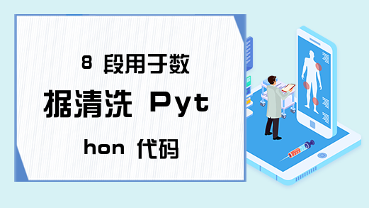 8 段用于数据清洗 Python 代码